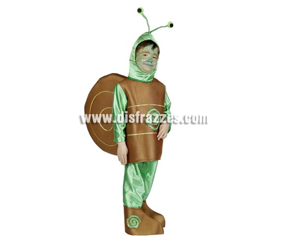 Disfraz de Caracol infantil para Carnaval. Disponible en varias tallas. Incluye disfraz completo con capucha y cubrepies. Alta calidad. Hecho en España. 
Éste disfraz de Carnaval es ideal para divertirse en las Fiestas de Carnavales tan divertidas y estrambóticas como siempre y que cada vez se celebran en más Pueblos, Villas  y Ciudades, tanto en la calle como en Pub's, Discotecas, Casas particulares,  Restaurantes o Colegios y disfrazándote con un traje de Carnaval ayudarás a crear ese ambiente Carnavalesco, tan divertido, multicolor y variopinto  que a todos nos fascina y nos divierte.
¡¡Compra tu disfraz para Carnaval en nuestra tienda de disfraces, será divertido!!
