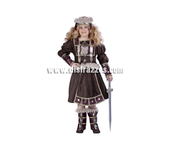 Disfraz de Vikinga infantil para Carnaval. Disponible en varias tallas. Espada y peluca NO incluidas. Alta calidad. Hecho en España. 
Éste disfraz de Carnaval es ideal para divertirse en las Fiestas de Carnavales tan divertidas y estrambóticas como siempre y que cada vez se celebran en más Pueblos, Villas  y Ciudades, tanto en la calle como en Pub's, Discotecas, Casas particulares,  Restaurantes o Colegios y disfrazándote con un traje de Carnaval ayudarás a crear ese ambiente Carnavalesco, tan divertido, multicolor y variopinto  que a todos nos fascina y nos divierte.
¡¡Compra tu disfraz para Carnaval en nuestra tienda de disfraces, será divertido!!
