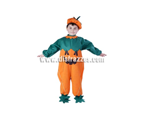 Disfraz de Calabaza infantil para Halloween. Disponible en varias tallas. Incluye mono y gorro. Alta calidad. Hecho en España. Éste disfraz de Halloween es ideal para celebrar la Fiesta de la Noche de las Brujas en Pubs, Discotecas, Casas particulares,  Restaurantes o Colegios y ayudar a crear un ambiente terrorífico y tenebroso indispensable para la Noche de Halloween la cual se celebra la víspera de Todos los Santos.
¡¡Compra tu disfraz para Halloween en nuestra tienda de disfraces, será divertido!!

