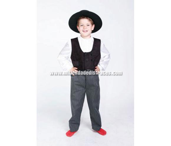 Disfraz de Cordobés infantil. Alta calidad. Hecho en España. Disponible en varias tallas. Sombrero NO incluido, podrás verlo en la sección Complementos.