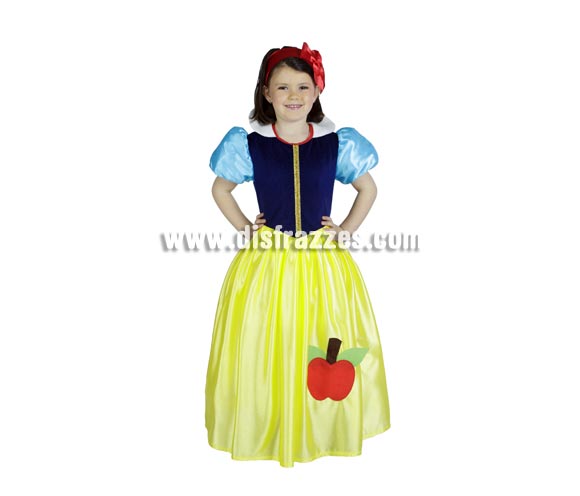Disfraz de Princesa Bella infantil para Carnaval o para regalar en Navidad. Disfraz de Blancanieves barato disponible en varias tallas. Alta calidad. Hecho en España. Éste disfraz es ideal para regalar en Navidad, en Reyes Magos, para un Cumpleaños o en cualquier ocasión del año. Con éste disfraz harás un regalo diferente y que seguro que a los peques les encantará y hará que desarrollen su imaginación y que jueguen haciendo valer su fantasía. 
¡¡Compra tu disfraz para regalar en Navidad o en Reyes Magos en nuestra tienda de disfraces, será divertido!!
