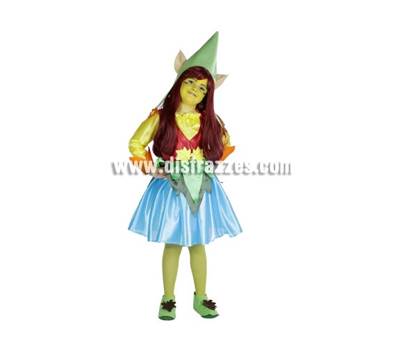 Disfraz de Enanita o Duendecilla infantil para Carnaval y para Navidad. Varias tallas. Accesorios NO incluidos. Alta calidad. Hecho en España. Éste disfraz de Carnaval es ideal para divertirse en las Fiestas de Carnavales tan divertidas y estrambóticas como siempre y que cada vez se celebran en más Pueblos, Villas  y Ciudades, tanto en la calle como en Pubs, Discotecas, Casas particulares,  Restaurantes o Colegios y disfrazándote con un traje de Carnaval ayudarás a crear ese ambiente Carnavalesco, tan divertido, multicolor y variopinto  que a todos nos fascina y nos divierte.
¡¡Compra tu disfraz para Carnaval en nuestra tienda de disfraces, será divertido!!
