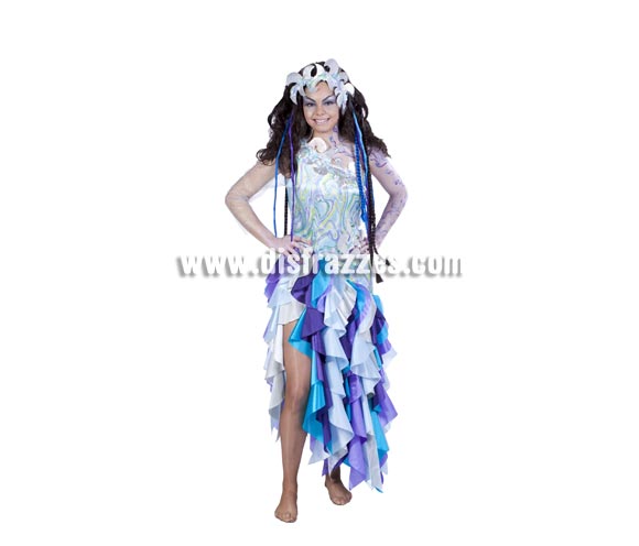 Disfraz de Sirena adulta especial para Carnaval. Talla única 40/44. Buena calidad. Hecho en España. Éste disfraz de Carnaval es ideal para divertirse en las Fiestas de Carnavales tan divertidas y estrambóticas como siempre y que cada vez se celebran en más Pueblos, Villas  y Ciudades, tanto en la calle como en Pubs, Discotecas, Casas particulares,  Restaurantes o Colegios y disfrazándote con un traje de Carnaval ayudarás a crear ese ambiente Carnavalesco, tan divertido, multicolor y variopinto  que a todos nos fascina y nos divierte.
¡¡Compra tu disfraz para Carnaval en nuestra tienda de disfraces, será divertido!!

