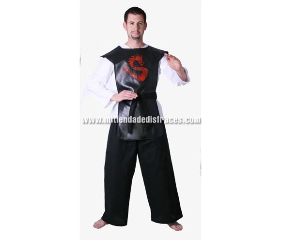 Disfraz de Samurai Adulto. Alta calidad. Hecho en España. Talla única 52/56. Incluye camisa, pantalón, cinturón y casaca.