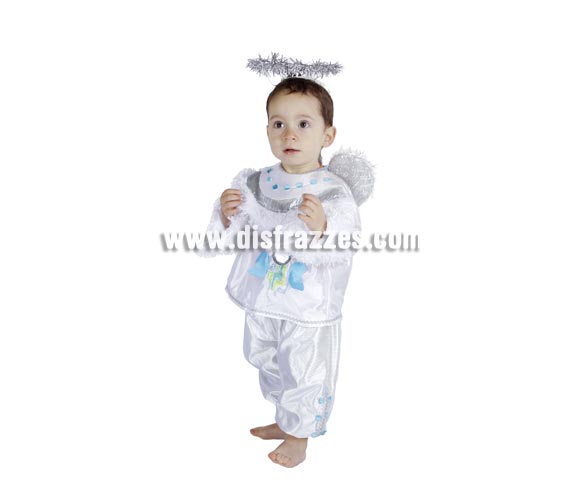 Disfraz de Angel o Angelito bebé para Navidad. Talla de 18 meses. Buena calidad. Hecho en España. Éste disfraz de Navidad es ideal para la época Navideña en la que los niños hacen teatros de Belenes e interpretan canciones tradicionales en los Colegios y se comienzan a preparar las Fiestas en las que Reina la Paz y la Unidad. Disfrazándote con un disfraz para Navidad, o disfrazando a tus hijos con disfraces de Navidad, ayudas a crear ese ambiente mágico en el que los peques se sienten protagonistas y ven el auténtico Espíritu Navideño que entre todos debemos crear.
¡¡Compra tu disfraz para Navidad en nuestra tienda de disfraces, será divertido!!

