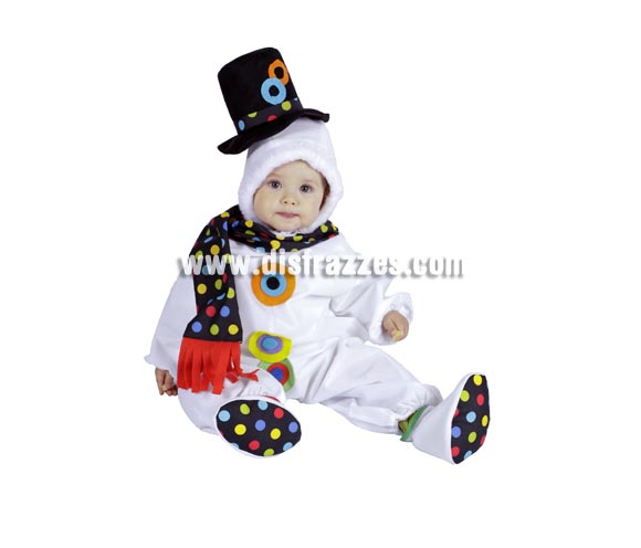 Pelele Muñeco de Nieve bebé para Navidad. Talla de 6 a 12 meses. Incluye pelele con gorrito y bufanda. Buena calidad. Hecho en España. Éste disfraz de Navidad es ideal para la época Navideña en la que los niños hacen teatros de Belenes e interpretan canciones tradicionales en los Colegios y se comienzan a preparar las Fiestas en las que Reina la Paz y la Unidad. Disfrazándote con un disfraz para Navidad, o disfrazando a tus hijos con disfraces de Navidad, ayudas a crear ese ambiente mágico en el que los peques se sienten protagonistas y ven el auténtico Espíritu Navideño que entre todos debemos crear.
¡¡Compra tu disfraz para Navidad en nuestra tienda de disfraces, será divertido!!
