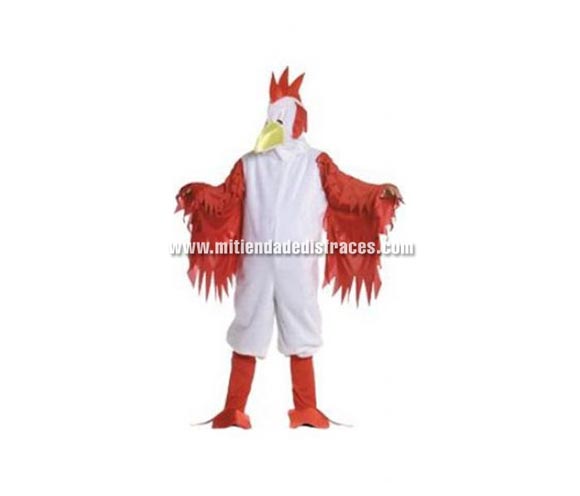 Disfraz de Gallo Adulto. Disponible en varias tallas.