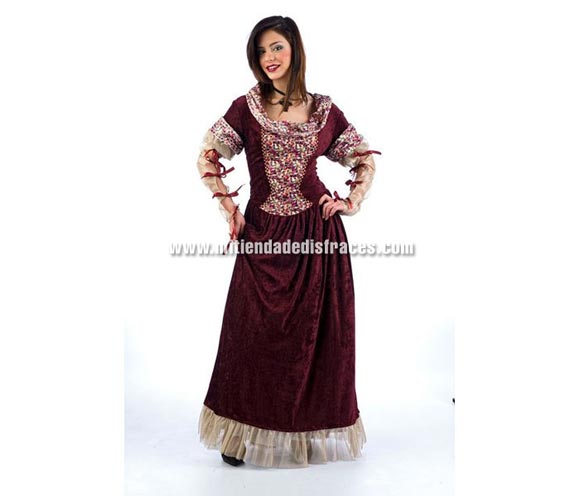 Disfraz de Princesa Medieval Deluxe. Alta calidad. Disponible en varias tallas.