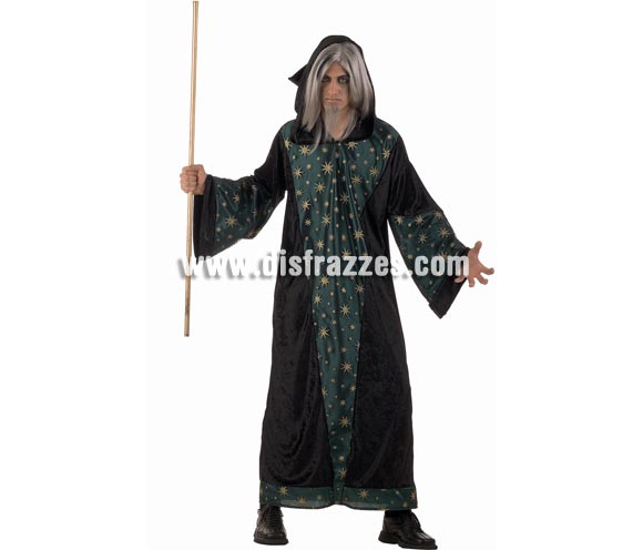 OFERTA LIQUIDACIÓN DE STOCK!!! Disfraz de Brujo Estrellas adulto deluxe para Halloween SUPER BARATO. Alta calidad, hecho en España. Incluye túnica con capucha. Éste disfraz de Halloween es ideal para celebrar la Fiesta de la Noche de las Brujas en Pubs, Discotecas, Casas particulares,  Restaurantes o Colegios y ayudar a crear un ambiente terrorífico y tenebroso indispensable para la Noche de Halloween la cual se celebra la víspera de Todos los Santos.
¡¡Compra tu disfraz para Halloween en nuestra tienda de disfraces, será divertido!!
