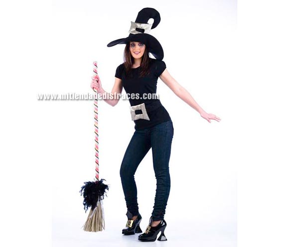 Cinturón y Gorro Bruja Deluxe. Alta calidad. 