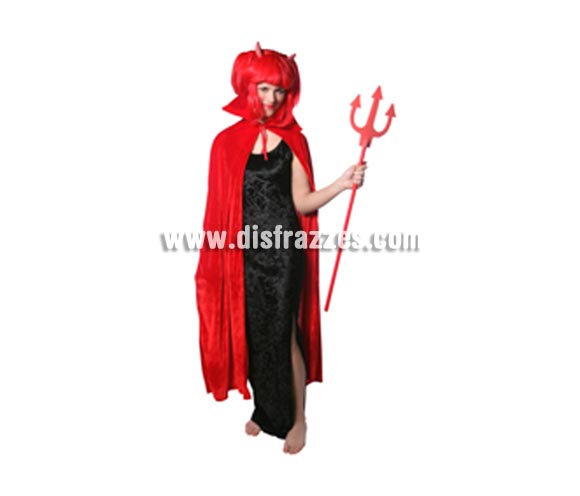 Capa de Terciopelo roja para Halloween. Ideal como complemento de tu disfraz de Halloween para ir de Fiesta a Pubs, Discotecas, Casas particulares o Restaurantes y ayudar a crear un ambiente terrorífico y tenebroso en la Fiesta de Halloween.
¡¡Compra los complementos de tu disfraz para Halloween en nuestra tienda de disfraces, será divertido!!
