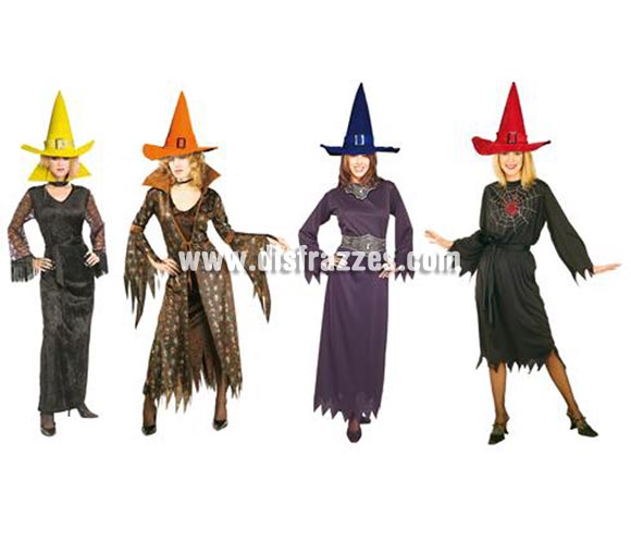 Sombrero de Bruja de terciopelo con hebilla para Halloween. Disponible en 6 colores. Ideal como complemento de tu disfraz de Halloween para ir de Fiesta a Pubs, Discotecas, Casas particulares o Restaurantes y ayudar a crear un ambiente terrorífico y tenebroso en la Fiesta de Halloween.
¡¡Compra los complementos de tu disfraz para Halloween en nuestra tienda de disfraces, será divertido!!
