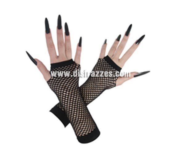 Mitones negros largos para Halloween. Ideal como complemento de tu disfraz de Halloween para ir de Fiesta a Pubs, Discotecas, Casas particulares o Restaurantes y ayudar a crear un ambiente terrorífico y tenebroso en la Fiesta de Halloween.
¡¡Compra los complementos de tu disfraz para Halloween en nuestra tienda de disfraces, será divertido!!
