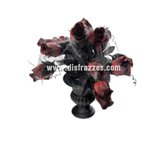 Centro de rosas rojas con telaraña para Halloween. Artículo muy apropiado para decoración de Halloween en Discotecas, Pubs, Restaurantes, Colegios y Casas particulares y así crear un ambiente terrorífico y tenebroso típico de la Fiesta de Halloween cada vez más seguida por todos.
¡¡Compra la decoración para Halloween en nuestra tienda de disfraces, será divertido!!
