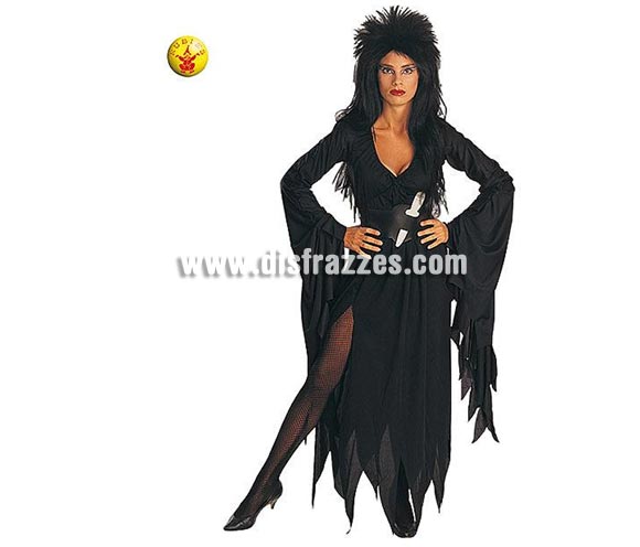 Disfraz de Hija de las Tinieblas adulta para Halloween. Talla estándar. Incluye vestido y cinturón con daga. Éste disfraz de Halloween es ideal para celebrar la Fiesta de la Noche de las Brujas cada vez más arraigada en nuestro País en Pub's, Discotecas, Casas particulares,  Restaurantes o Colegios y ayudar a crear un ambiente terrorífico y tenebroso indispensable para la Noche de Halloween la cual se celebra la víspera de Todos los Santos.
¡¡Compra tu disfraz para Halloween en nuestra tienda de disfraces, será divertido!!
