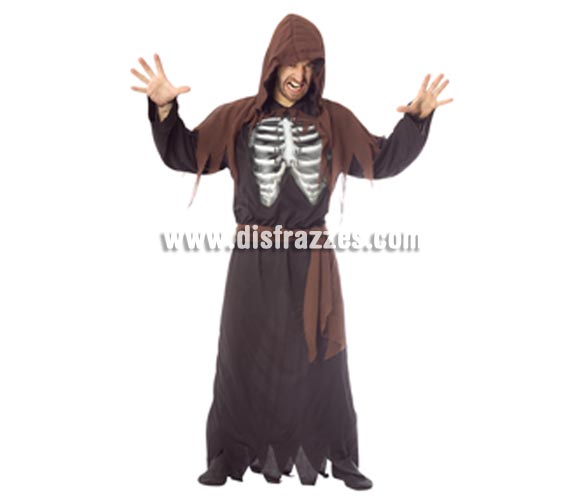 Disfraz de Esqueleto Holográfico adulto para Halloween. Talla estándar. Incluye túnica con capucha, pecho holográfico y cinturón. Éste disfraz de Halloween es ideal para celebrar la Fiesta de la Noche de las Brujas en Pubs, Discotecas, Casas particulares,  Restaurantes o Colegios y ayudar a crear un ambiente terrorífico y tenebroso indispensable para la Noche de Halloween la cual se celebra la víspera de Todos los Santos.
¡¡Compra tu disfraz para Halloween en nuestra tienda de disfraces, será divertido!!

