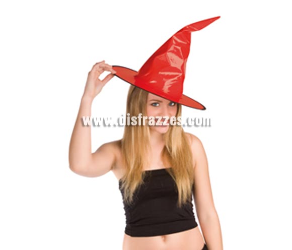 Sombrero de Bruja de charol rojo para Halloween. Ideal como complemento de tu disfraz de Halloween para ir de Fiesta a Pubs, Discotecas, Casas particulares o Restaurantes y ayudar a crear un ambiente terrorífico y tenebroso en la Fiesta de Halloween.
¡¡Compra los complementos de tu disfraz para Halloween en nuestra tienda de disfraces, será divertido!!
