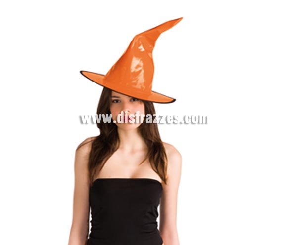 Sombrero de Bruja de charol naranja para Halloween. Ideal como complemento de tu disfraz de Halloween para ir de Fiesta a Pubs, Discotecas, Casas particulares o Restaurantes y ayudar a crear un ambiente terrorífico y tenebroso en la Fiesta de Halloween.
¡¡Compra los complementos de tu disfraz para Halloween en nuestra tienda de disfraces, será divertido!!
