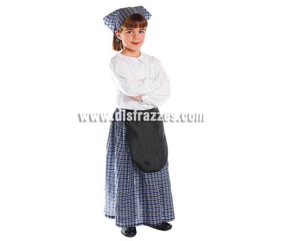 Disfraz de Castañera infantil para Navidad. Talla de 4 a 6 años. También podría servir como disfraz de Vieja o Abuela. Éste traje de Navidad es ideal para la época Navideña en la que los niños hacen teatros de Belenes e interpretan canciones tradicionales en los Colegios y se comienzan a preparar las Fiestas en las que Reina la Paz y la Unidad. Disfrazándote con un disfraz para Navidad, o disfrazando a tus hijos con disfraces de Navidad, ayudas a crear ese ambiente mágico en el que los peques se sienten protagonistas y sienten el auténtico Espíritu Navideño que entre todos debemos crear.
¡¡Compra tu disfraz para Navidad en nuestra tienda de disfraces, será divertido!!
