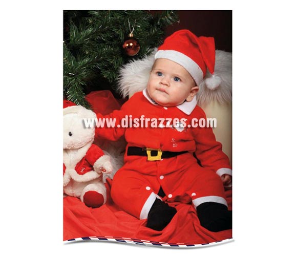 Pelele disfraz de Papa Noel o Mama Noel bebé para Navidad. Talla de 6 a 12 meses. Incluye pelele y gorro. Éste disfraz de Navidad es ideal para la época Navideña en la que los niños hacen teatros de Belenes e interpretan canciones tradicionales en los Colegios y se comienzan a preparar las Fiestas en las que Reina la Paz y la Unidad. Disfrazándote con un disfraz para Navidad, o disfrazando a tus hijos con disfraces de Navidad, ayudas a crear ese ambiente mágico en el que los peques se sienten protagonistas y sienten el auténtico Espíritu Navideño que entre todos debemos crear.
¡¡Compra tu disfraz para Navidad en nuestra tienda de disfraces, será divertido!!
