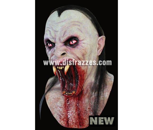 Máscara de Viper latex. Alta calidad. Fabricada en látex artesanalmente por una empresa que hace efectos especiales para películas de Hollywood. Máscara de cabeza entera. Máscara de Diablo o Demonio Vampiro.