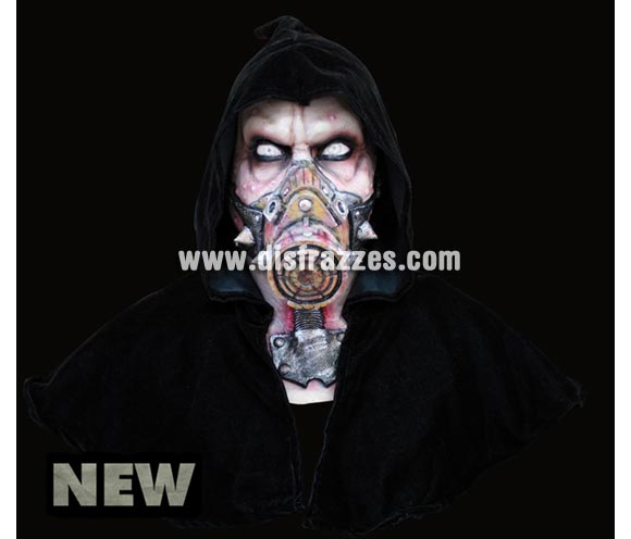 Máscara Biohazard de latex. Alta calidad. Fabricada en látex artesanalmente por una empresa que hace efectos especiales para Hollywood. Máscara de cabeza entera. Máscara de Riesgo biológico de latex para Halloween.