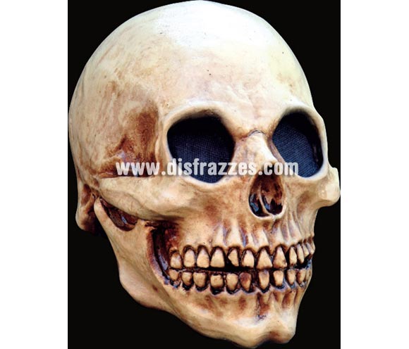 Máscara Head Skull de latex. Alta calidad. Fabricada en látex artesanalmente por una empresa que hace efectos especiales para Hollywood. Máscara cráneo calavera de latex para Halloween.
