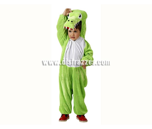 Disfraz de Cocodrilo para niños de 3 a 4 años. Incluye disfraz completo.