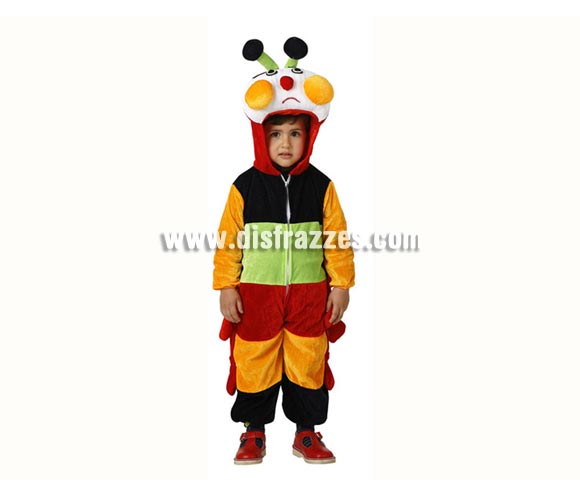 Disfraz de Oruga para niños de 3 a 4 años. Incluye disfraz completo.