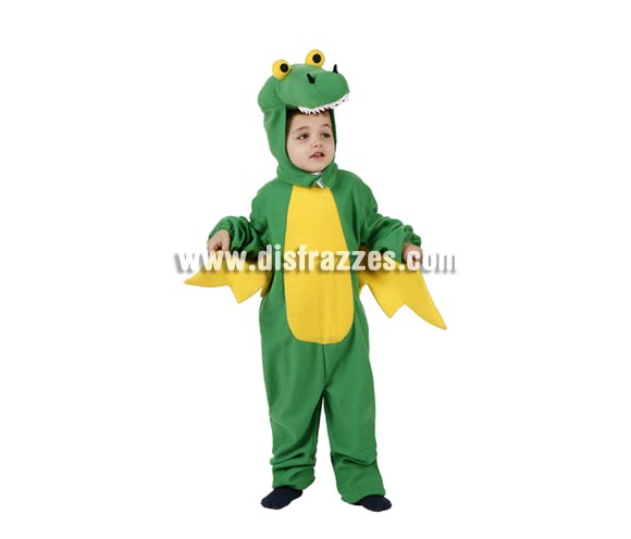 Disfraz de Dragón con alas para niños de 5 a 6 años. Incluye traje completo.